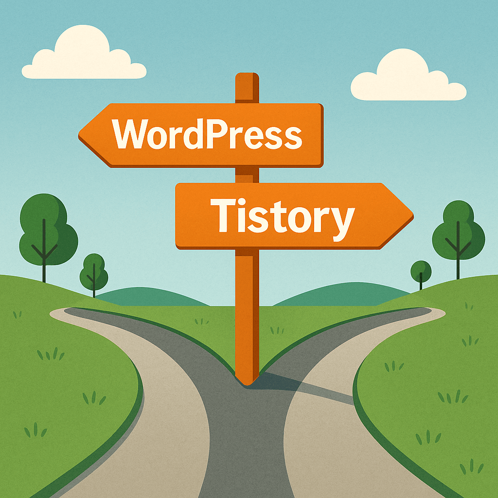 워드프레스와 티스토리 중 고민