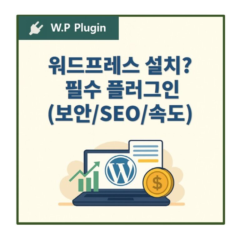 워드프레스 필수 플러그인